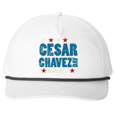 Si Se Puede I Cesar Chavez Day funny quote Snapback Five-Panel Rope Hat