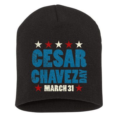 Si Se Puede I Cesar Chavez Day funny quote Short Acrylic Beanie