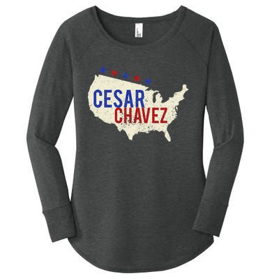 Si Se Puede Quote I Cesar Chavez Day Women's Perfect Tri Tunic Long Sleeve Shirt