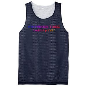 Stop Stop Project 2025 Look It Up Y’All Mesh Reversible Basketball Jersey Tank