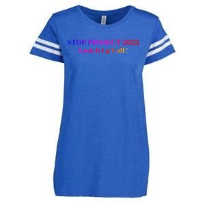 Stop Stop Project 2025 Look It Up Y’All Enza Ladies Jersey Football T-Shirt