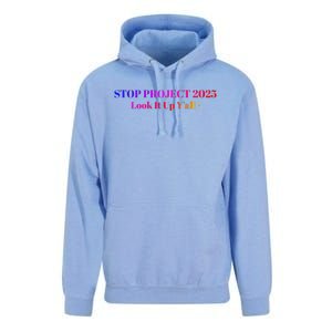 Stop Stop Project 2025 Look It Up Y’All Unisex Surf Hoodie