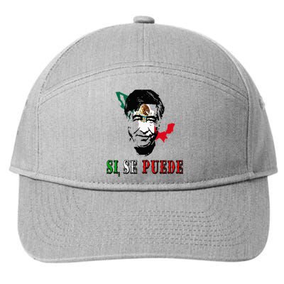 Si Se Puede Cesar Chavez Day Mexican Labor Pride TX 7-Panel Snapback Hat