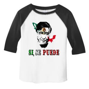 Si Se Puede Cesar Chavez Day Mexican Labor Pride TX Toddler Fine Jersey T-Shirt