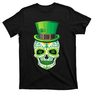 Skull St Patricks Day Irish Funny Saint Patricks Day of Dead T-Shirt