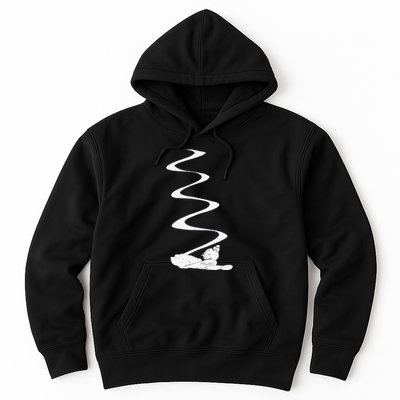 Skier Shredding Powder Snow Deep Snow Backcountry Rider Hoodie