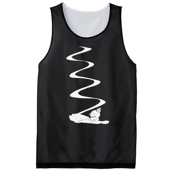 Skier Shredding Powder Snow Deep Snow Backcountry Rider Mesh Reversible Basketball Jersey Tank