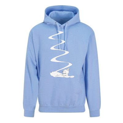 Skier Shredding Powder Snow Deep Snow Backcountry Rider Unisex Surf Hoodie