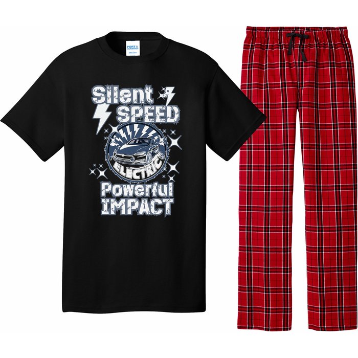 Silent Speed Powerful Impact Electric Car Driver Design Pajama Set