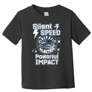 Silent Speed Powerful Impact Electric Car Driver Design Toddler T-Shirt