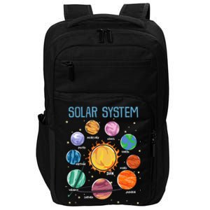 Solar System Planets Science Space Stem Impact Tech Backpack