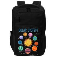 Solar System Planets Science Space Stem Impact Tech Backpack