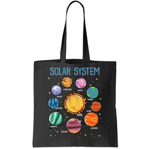 Solar System Planets Science Space Stem Tote Bag