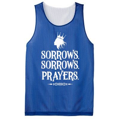 Sorrows Sorrows Prayers Mesh Reversible Basketball Jersey Tank