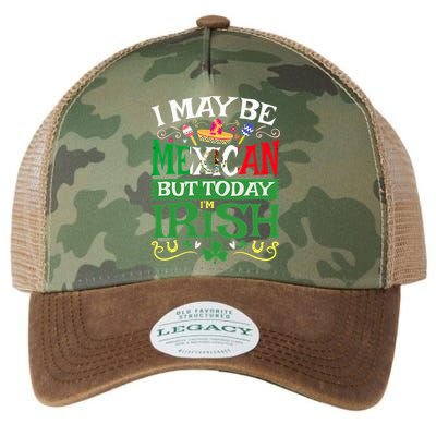 St Saint Patrick's Day Mexican Latino Beer Shamrock Legacy Tie Dye Trucker Hat
