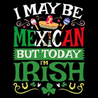 St Saint Patrick's Day Mexican Latino Beer Shamrock Sweatshirt