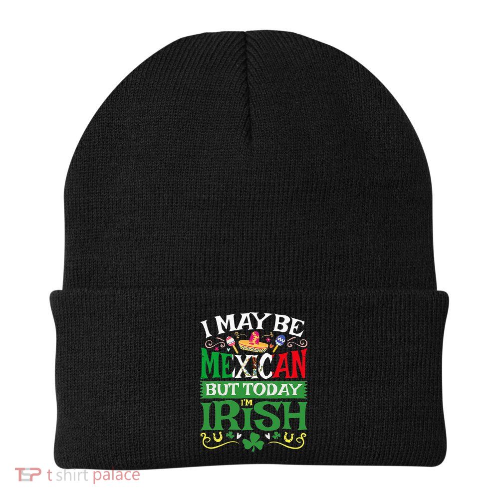 St Saint Patrick's Day Mexican Latino Beer Shamrock Beanie