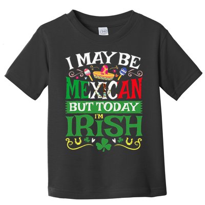St Saint Patrick's Day Mexican Latino Beer Shamrock Toddler T-Shirt
