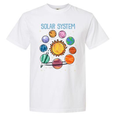 Solar System Planets Science Space Astronomy Garment-Dyed Heavyweight T-Shirt