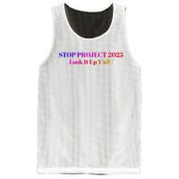 Stop Stop Project 2025 Look It Up Y’All Mesh Reversible Basketball Jersey Tank