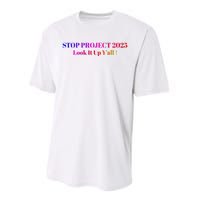 Stop Stop Project 2025 Look It Up Y’All Performance Sprint T-Shirt