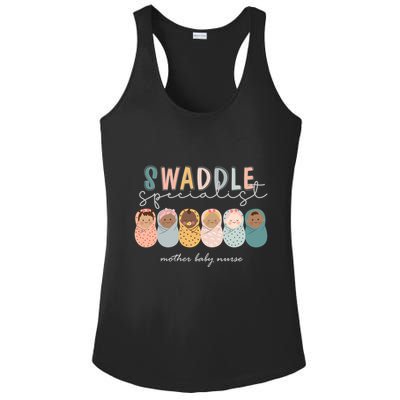 Swaddle Specialist Postpartum Nurse Mother Nurse Nicu Gift Ladies PosiCharge Competitor Racerback Tank