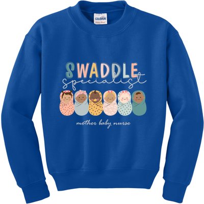 Swaddle Specialist Postpartum Nurse Mother Nurse Nicu Gift Kids Sweatshirt