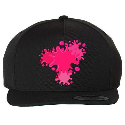 Slime Splash Pink Cool Diy Lover Gift Wool Snapback Cap