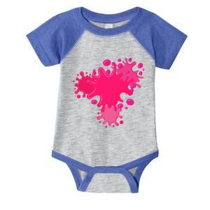 Slime Splash Pink Cool Diy Lover Gift Infant Baby Jersey Bodysuit