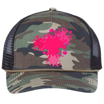 Slime Splash Pink Cool Diy Lover Gift Retro Rope Trucker Hat Cap