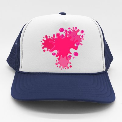 Slime Splash Pink Cool Diy Lover Gift Trucker Hat