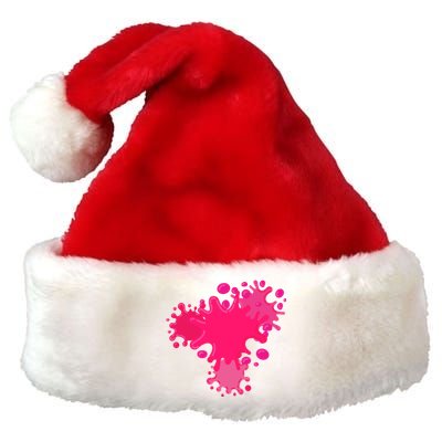 Slime Splash Pink Cool Diy Lover Gift Premium Christmas Santa Hat