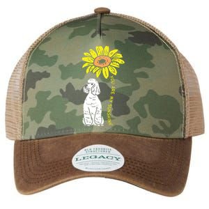 Sunflower Sunshine Poodle Dog Lover Owner Girls Women Gift Legacy Tie Dye Trucker Hat