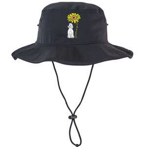 Sunflower Sunshine Poodle Dog Lover Owner Girls Women Gift Legacy Cool Fit Booney Bucket Hat