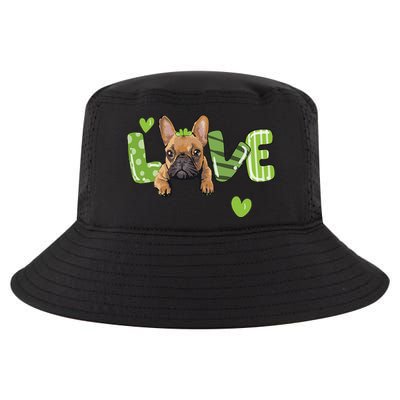 Saint St. Patrick's Day Gift French Bulldog Frenchie Lovers Cool Comfort Performance Bucket Hat