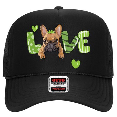 Saint St. Patrick's Day Gift French Bulldog Frenchie Lovers Trucker Hat