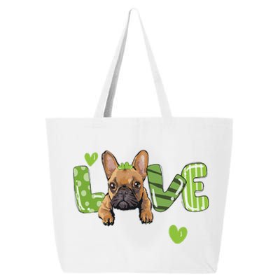 Saint St. Patrick's Day Gift French Bulldog Frenchie Lovers 25L Jumbo Tote