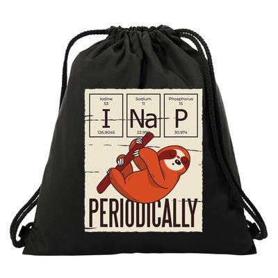 Science Sloth Pajama For Sloth Lovers And Nerds Drawstring Bag