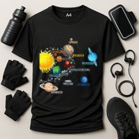 Solar System Planets Astronomy Space Science Cooling Performance Crew T-Shirt