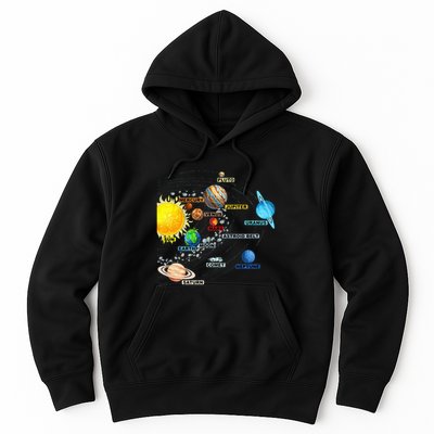 Solar System Planets Astronomy Space Science Hoodie