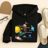 Solar System Planets Astronomy Space Science Hoodie