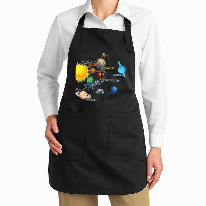 Solar System Planets Astronomy Space Science Apron