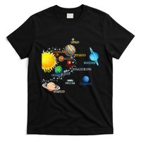 Solar System Planets Astronomy Space Science T-Shirt