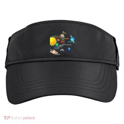 Solar System Planets Astronomy Space Science Adult Drive Performance Visor