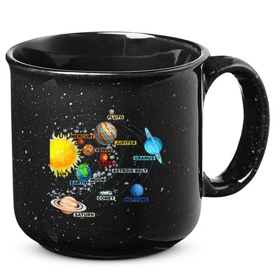 Solar System Planets Astronomy Space Science 15oz Campfire Ceramic Mug