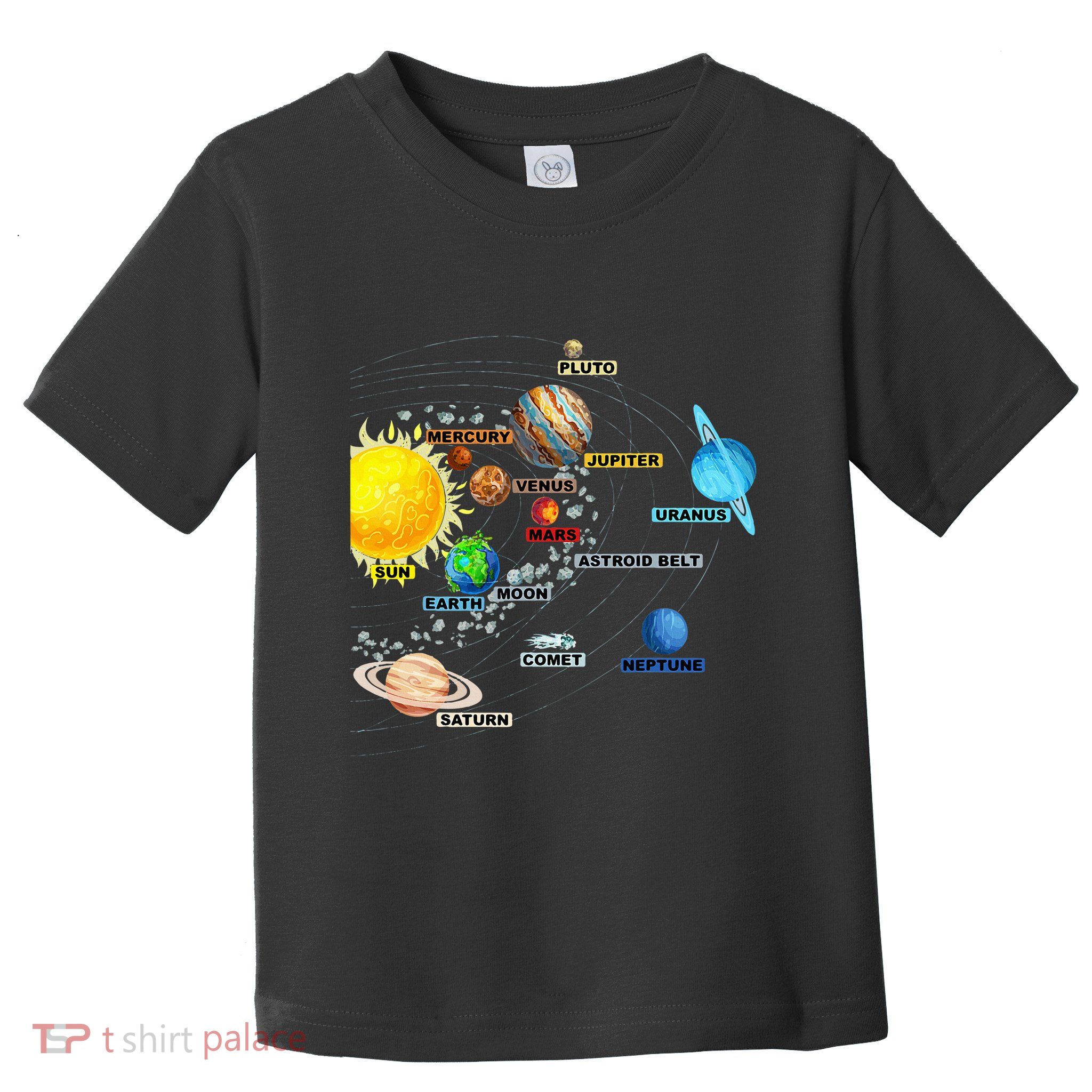 Solar System Planets Astronomy Space Science Toddler T-Shirt