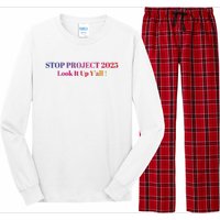 Stop Stop Project 2025 Look It Up Yall Long Sleeve Pajama Set