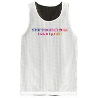 Stop Stop Project 2025 Look It Up Yall Mesh Reversible Basketball Jersey Tank