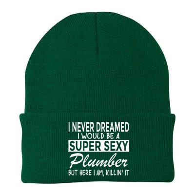 Super Sexy Plumber Funny Plumbing Knit Cap Winter Beanie