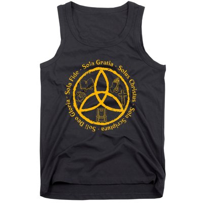 Sola Scriptura Protestant Christian Reformation 5 Solas Tank Top